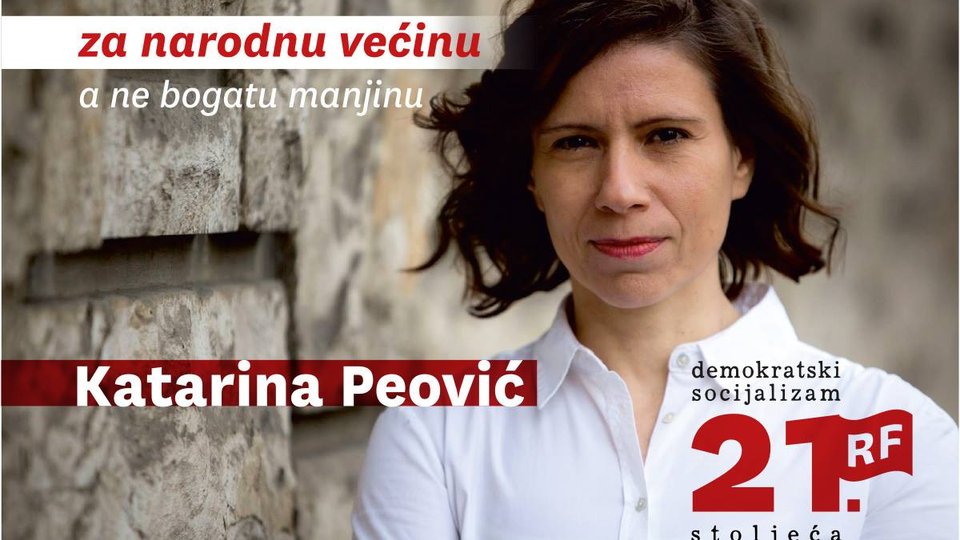 Radnička fronta najavljuje kandidaturu Katarine Peović na predsjedničkim izborima