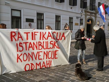 Protiv nasilja nad ženama i nasilja u obitelji: potpora zahtjevu za hitnom ratifikacijom Istanbulske konvencije!