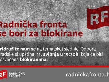 Radnička fronta se bori za blokirane