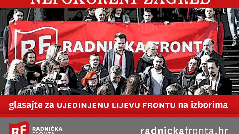 Zašto će se članice/članovi Radničke fronte rotirati u zagrebačkoj skupštini?