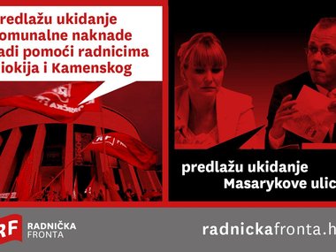 Prijedlog Radničke fronte o promjeni Odluke o komunalnoj naknadi – pomoć radnicima Diokija, Kamenskog i drugih tvrtki u stečaju