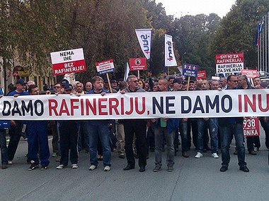 Pismo podrške radnicima INA-e i Rafinerije nafte Sisak