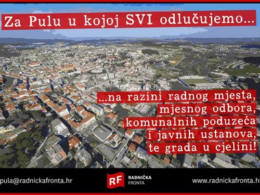 Reagiranje RF-a: Do kada će Grad Pula marginalizirati rad Mjesnih odbora?