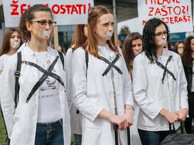 Hoće li doći do odljeva mladih laboratorijskih mozgova? - prosvjed studenta medicinsko laboratorijske dijagnostike